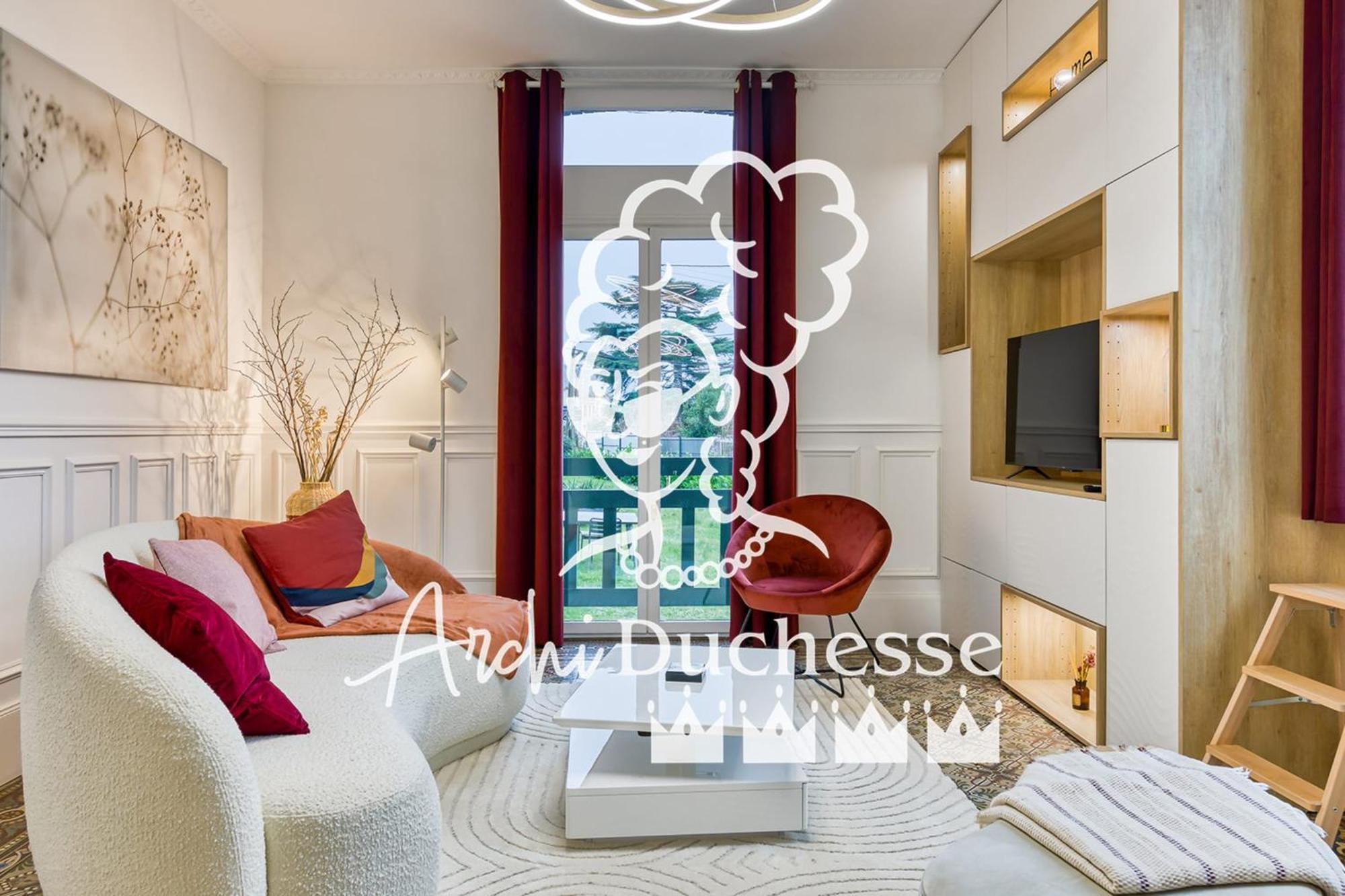 Apartamento Rose Ecrin De Charme Avec Parking Terrasse Privee Et Jardin Partage Grand-Couronne Exterior foto